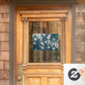 Gustave Caillebotte - Bed of Daisies, Detail Fensteraufkleber (Haustür)