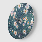 Gustave Caillebotte - Bed of Daisies, Detail Große Wanduhr (Winkel)