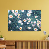 Gustave Caillebotte - Bed of Daisies, Detail Leinwanddruck (Insitu (Wohnzimmer))