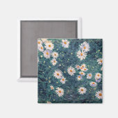 Gustave Caillebotte - Bed of Daisies, Detail Magnet (Vorderseite/Rückseite)