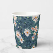 Gustave Caillebotte - Bed of Daisies, Detail Pappbecher (Links)