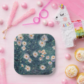 Gustave Caillebotte - Bed of Daisies, Detail Pappteller (Party)