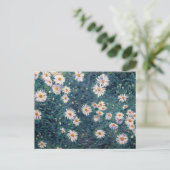 Gustave Caillebotte - Bed of Daisies, Detail Postkarte (Stehend Vorderseite)