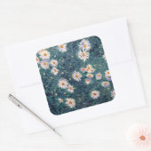 Gustave Caillebotte - Bed of Daisies, Detail Quadratischer Aufkleber (Umschlag)