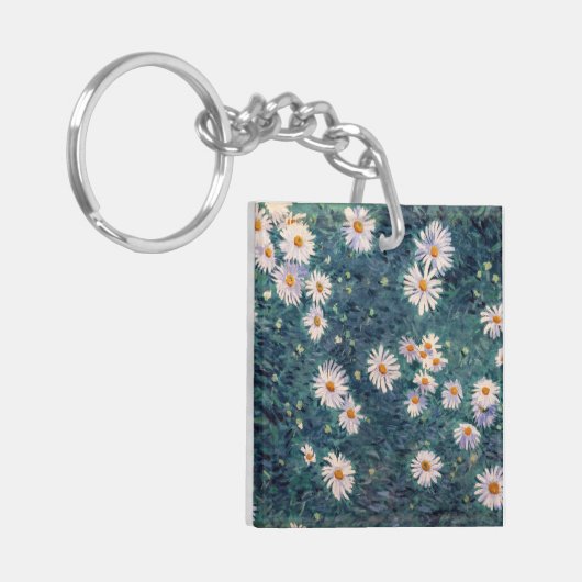 Gustave Caillebotte - Bed of Daisies, Detail Schlüsselanhänger (Vorderseite links)