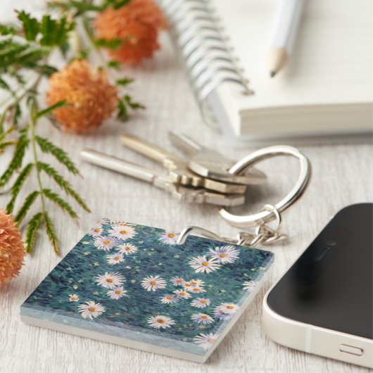 Gustave Caillebotte - Bed of Daisies, Detail Schlüsselanhänger (Vorderseite rechts)