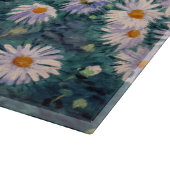 Gustave Caillebotte - Bed of Daisies, Detail Schneidebrett (Ecke)