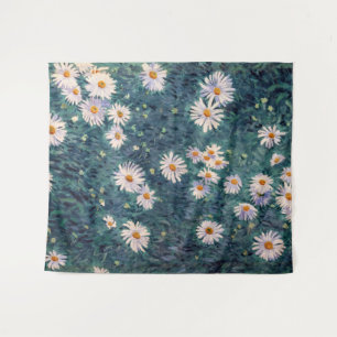 Gustave Caillebotte - Bed of Daisies, Detail Wandteppich