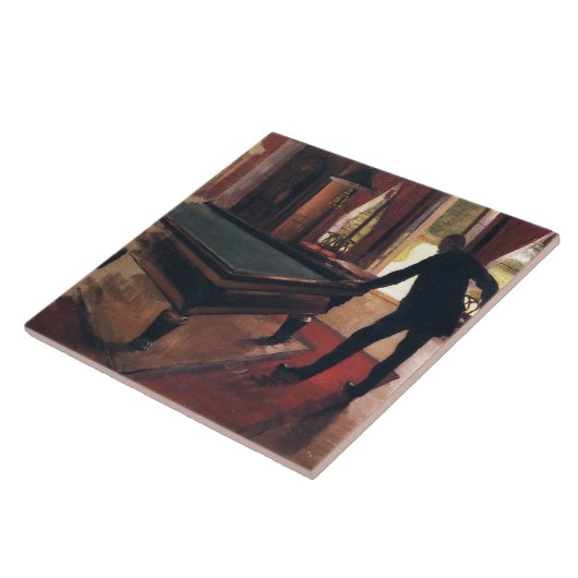 Gustave Caillebotte: Billard, berühmtes Gemälde Fliese (Seite)