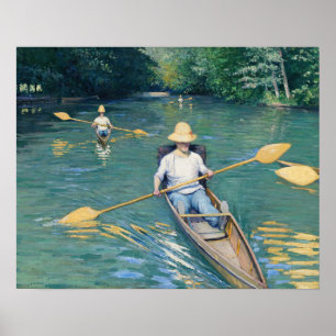 Gustave Caillebotte - Boote auf der Yerres Poster