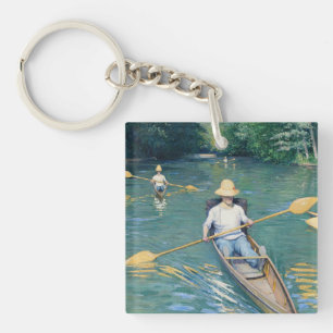 Gustave Caillebotte - Boote auf der Yerres Schlüsselanhänger