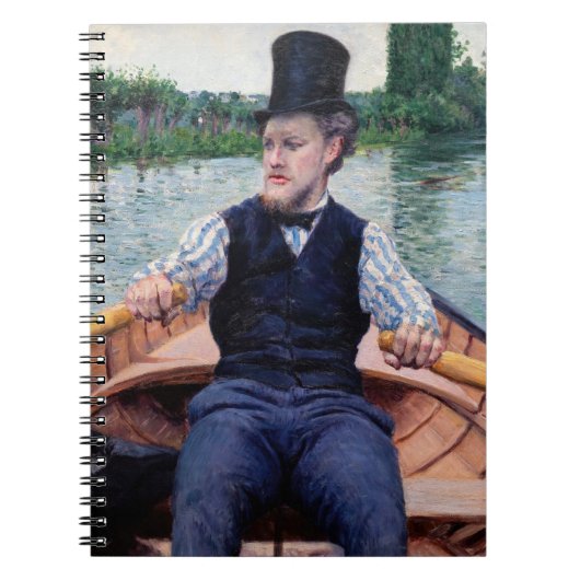 Gustave Caillebotte - Bootsfahrt Notizblock (Vorderseite)