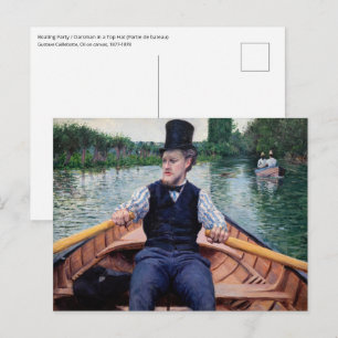 Gustave Caillebotte - Bootsfahrt Postkarte