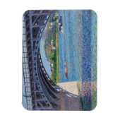 Gustave Caillebotte - Bridge at Argenteuil & Seine Magnet (Vertikal)