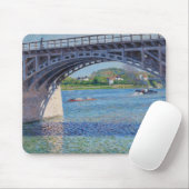 Gustave Caillebotte - Bridge at Argenteuil & Seine Mousepad (Mit Mouse)