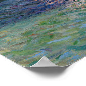 Gustave Caillebotte - Bridge at Argenteuil & Seine Poster (Ecke)