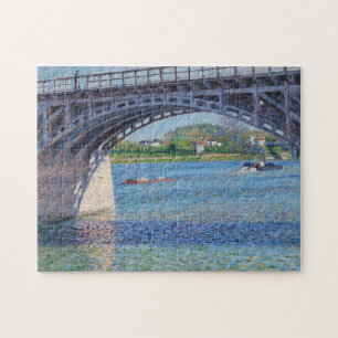Gustave Caillebotte - Brücke in Argenteuil & Seine Puzzle