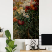 Gustave Caillebotte Chrysanthemums Poster (Heimbüro)