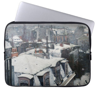 Gustave Caillebotte - Dächer im Schnee Laptopschutzhülle
