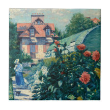 Gustave Caillebotte - Dahlias, Garten