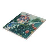 Gustave Caillebotte - Dahlias, Garten Fliese (Seite)