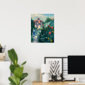 Gustave Caillebotte - Dahlias, Garten Poster (Heimbüro)