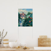 Gustave Caillebotte - Dahlias, Garten Poster (Küche)