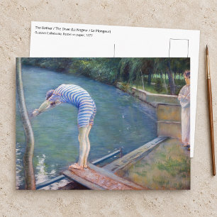 Gustave Caillebotte - Der Badende / Der Taucher Postkarte
