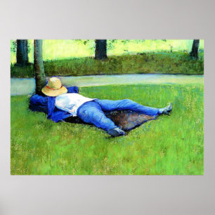 Gustave Caillebotte - Der Mittagsschlaf, Poster