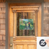 Gustave Caillebotte - Der Weg über die Alphill Fensteraufkleber (Haustür)