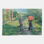 Gustave Caillebotte - Der Weg über die Alphill Geschirrtuch (Horizontal)