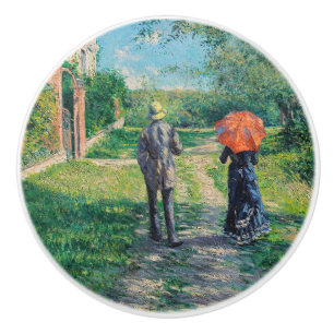 Gustave Caillebotte - Der Weg über die Alphill Keramikknauf