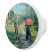 Gustave Caillebotte - Der Weg über die Alphill Keramikknauf (Rechts)