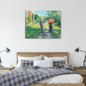 Gustave Caillebotte - Der Weg über die Alphill Leinwanddruck (Insitu (Schlafzimmer))