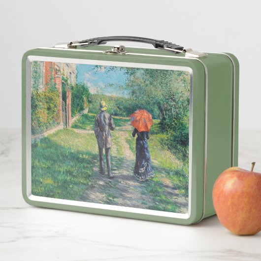 Gustave Caillebotte - Der Weg über die Alphill Metall Brotdose (Beispiel)