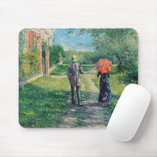 Gustave Caillebotte - Der Weg über die Alphill Mousepad (Mit Mouse)