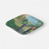 Gustave Caillebotte - Der Weg über die Alphill Pappteller (Gewinkelt)