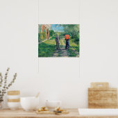 Gustave Caillebotte - Der Weg über die Alphill Poster (Küche)