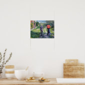 Gustave Caillebotte - Der Weg über die Alphill Poster (Küche)