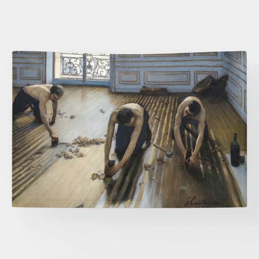 Gustave Caillebotte - Die Bodenschutzwesten Banner (Horizontal)