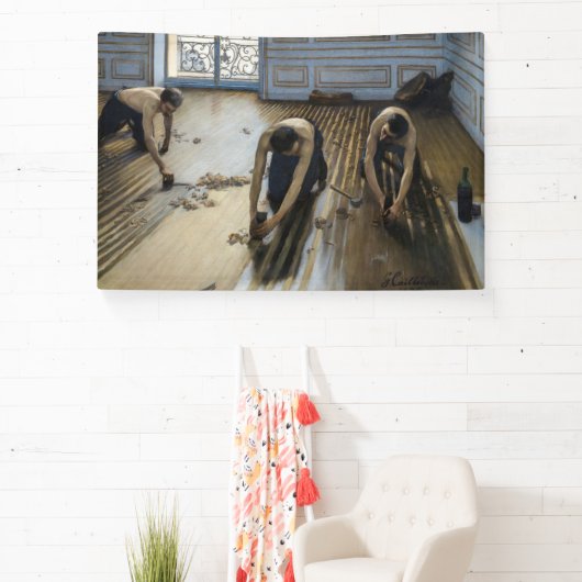 Gustave Caillebotte - Die Bodenschutzwesten Banner (InSitu)