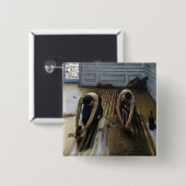 Gustave Caillebotte - Die Bodenschutzwesten Button (Vorne & Hinten)