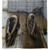 Gustave Caillebotte - Die Bodenschutzwesten Duschvorhang (Vorderseite)