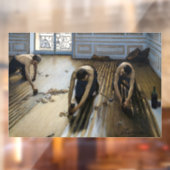 Gustave Caillebotte - Die Bodenschutzwesten Fensteraufkleber (Blatt 2)