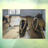 Gustave Caillebotte - Die Bodenschutzwesten Fensteraufkleber (Blatt 3)