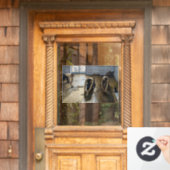 Gustave Caillebotte - Die Bodenschutzwesten Fensteraufkleber (Haustür)