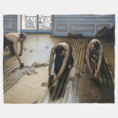 Gustave Caillebotte - Die Bodenschutzwesten Fleecedecke (Vorderseite (Horizontal))