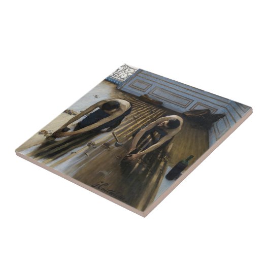 Gustave Caillebotte - Die Bodenschutzwesten Fliese (Seite)