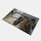 Gustave Caillebotte - Die Bodenschutzwesten Fußmatte (Schrägansicht)