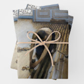 Gustave Caillebotte - Die Bodenschutzwesten Geschenkpapier Set (Beispiel)